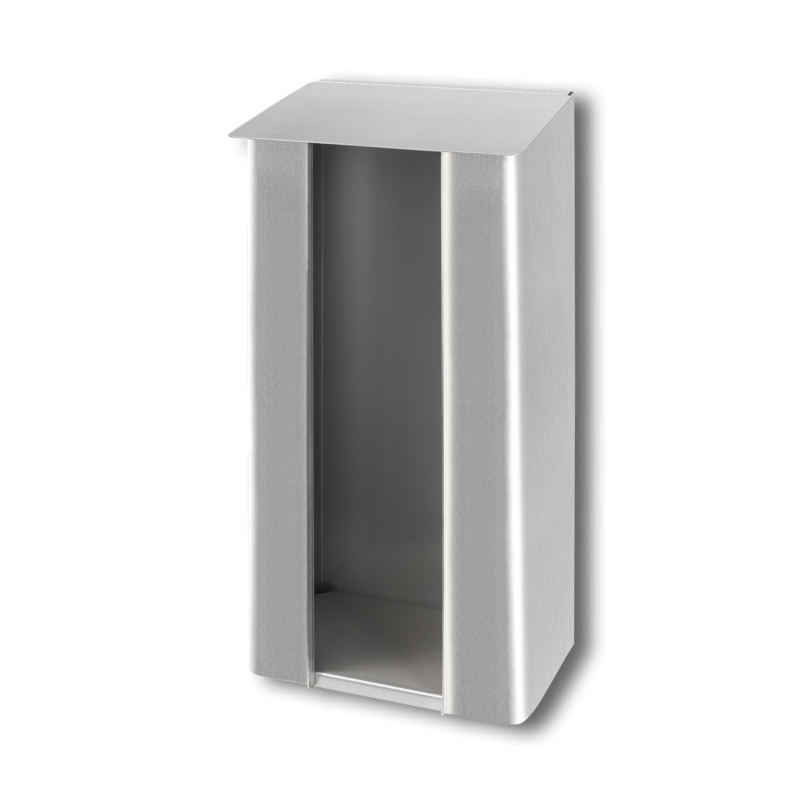 Stainless steel dispenser for elasticated hoods